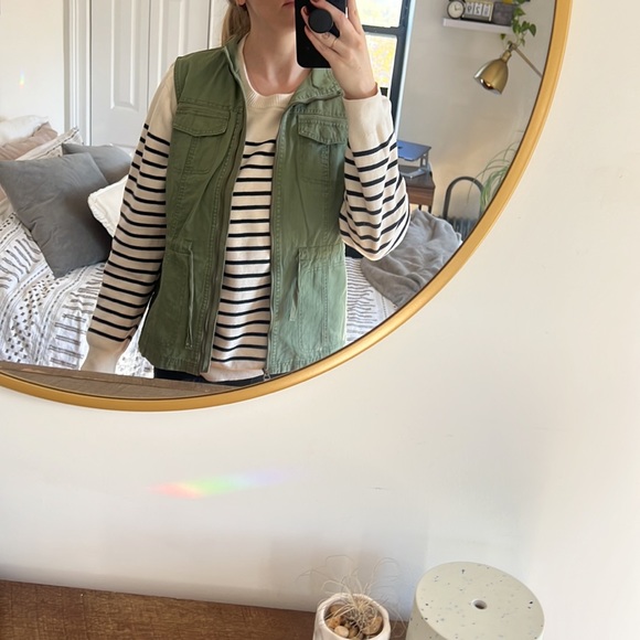 Merona olive green utility vest - Picture 4 of 4